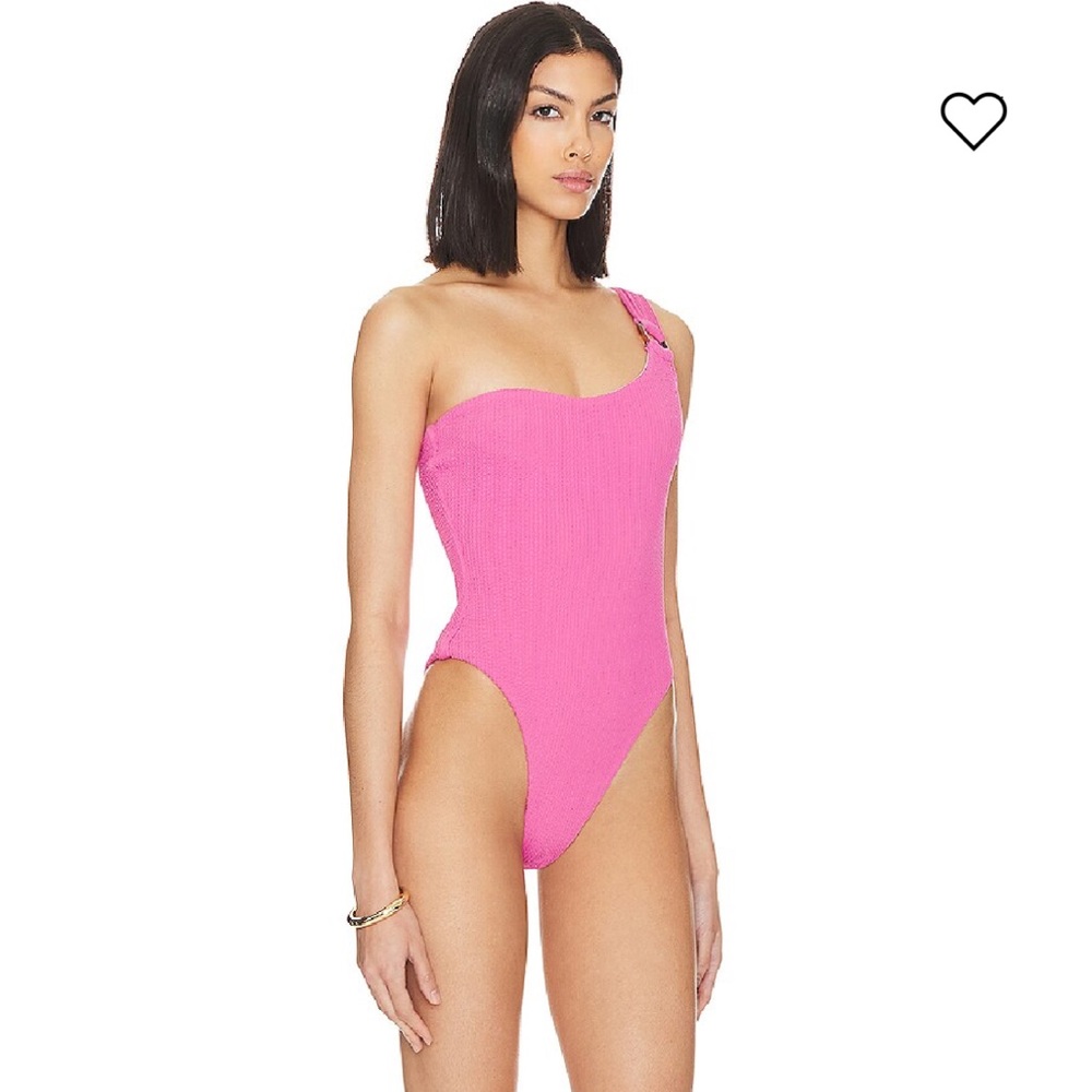 One-Shoulder Pink Women’s Swimsuit